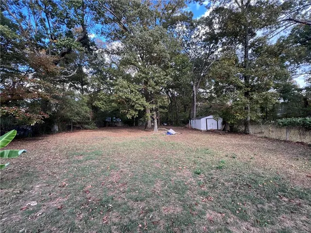 a view of outdoor space with trees