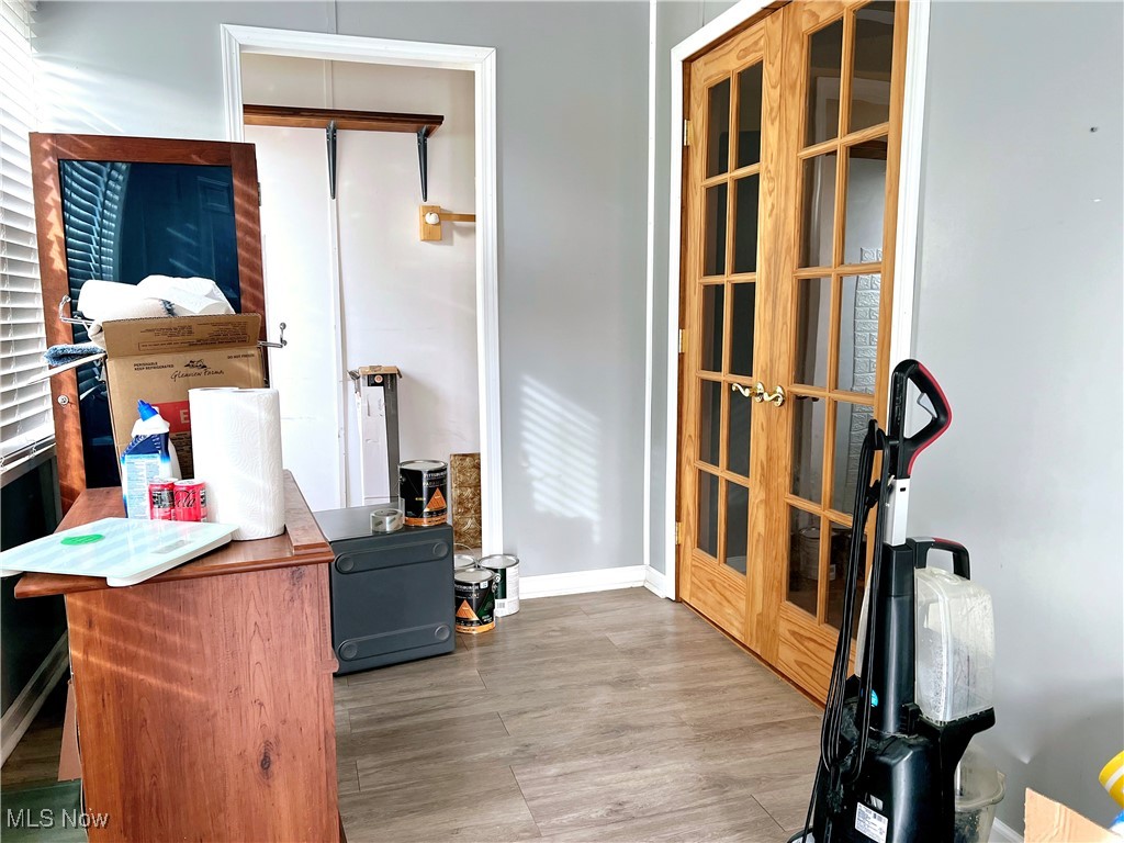 Foyer with closet