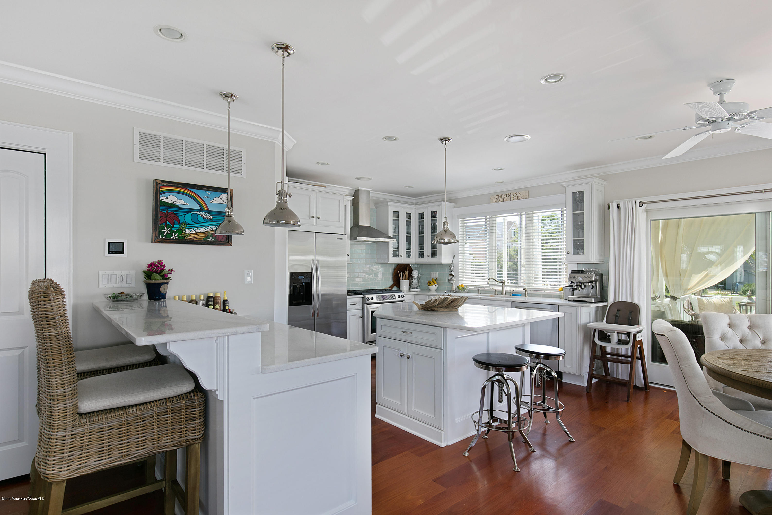 6 Via Ripa Sea Bright, NJ 07760 - Photo 6 of 25 a room with stainless steel appliances kitchen island granite countertop furniture and a dining table