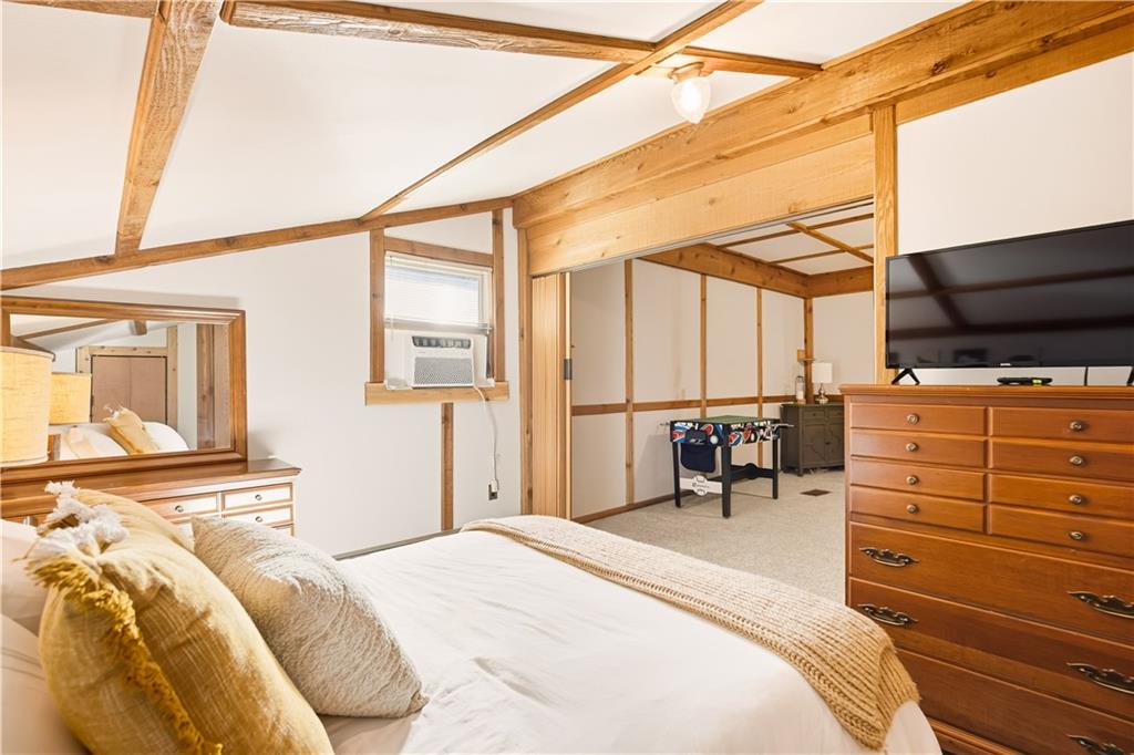 186 Lake Rd Lane Rockwood, PA 15557 - Photo 25 of 50 a bedroom with a bed and large cabinets