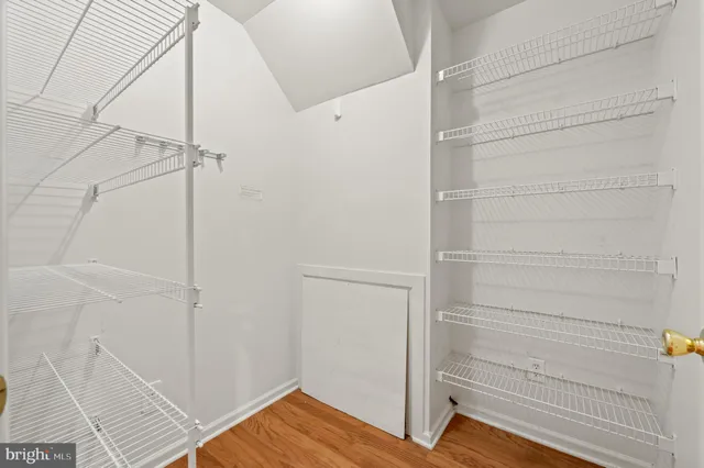 a view of walk in closet