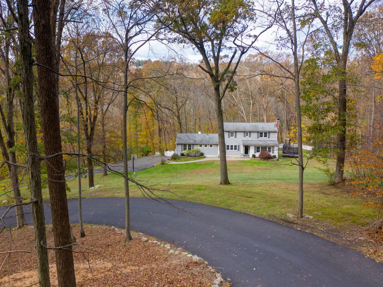 32 Colonial Road New Canaan, CT 06840 - Photo 2 of 22 a view of a park with large trees