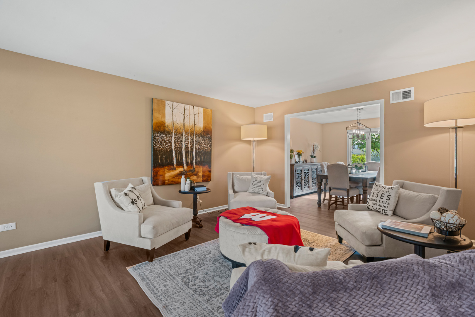 1223 Itasca Road Addison, IL 60101 - Photo 3 of 42 a living room with furniture and wooden floor