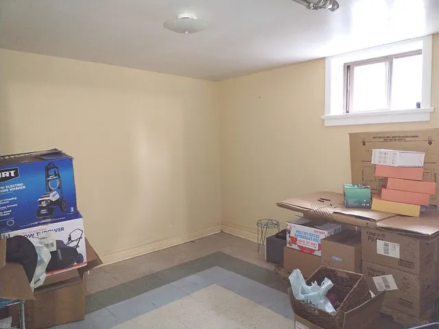 a room with storage and utility