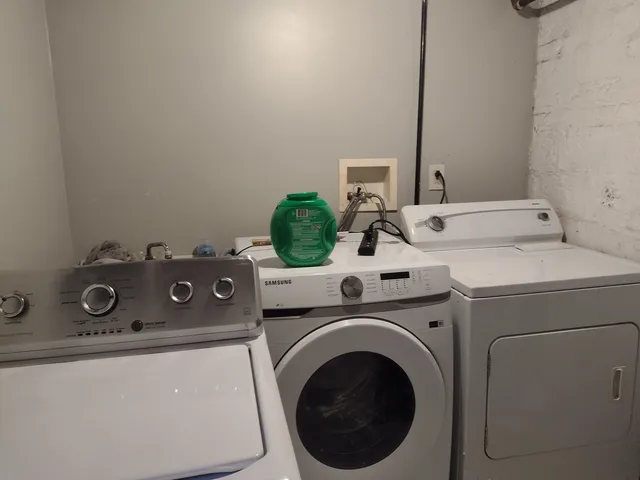 a view of washer and dryer