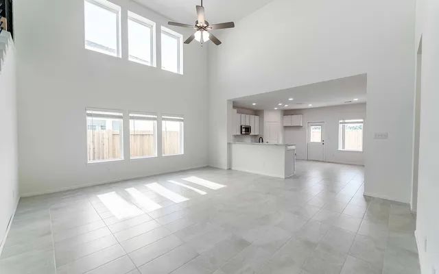 a view of livingroom and kitchen with hardwood floor