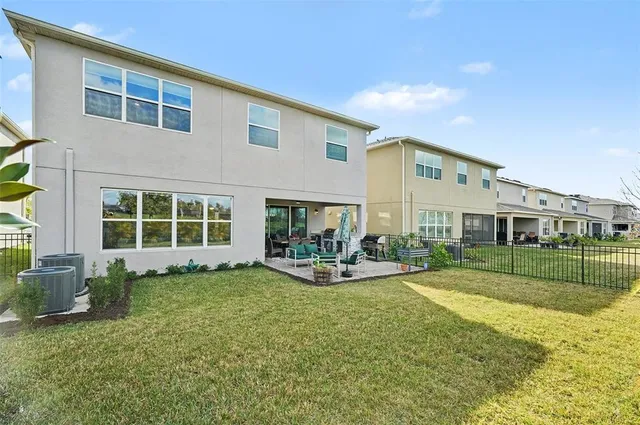 an aerial view of multiple houses