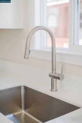 a close view of sink