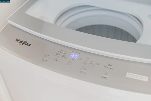 a close view of utility room