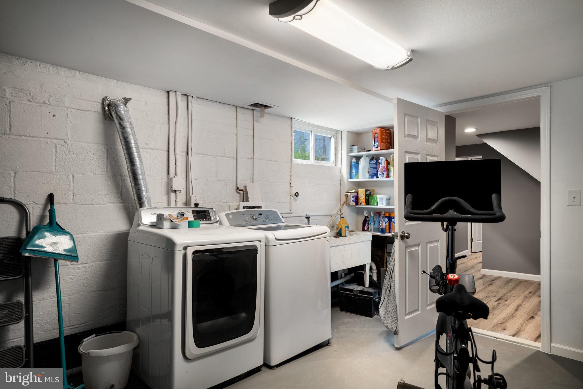 5902 Erving Street Springfield, VA 22150 - Photo 29 of 33 Laundry Room with plenty of storage