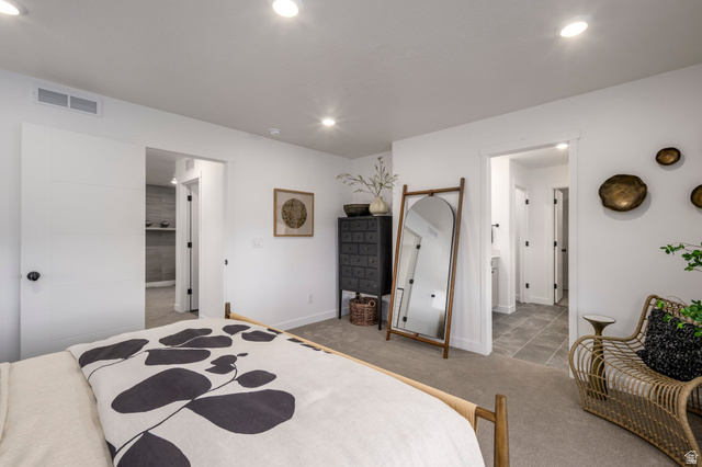 267 Fushion Lane Draper, UT 84020 - Photo 22 of 26 Spacious bedroom filled with natural light and calming ambiance. *model home photo