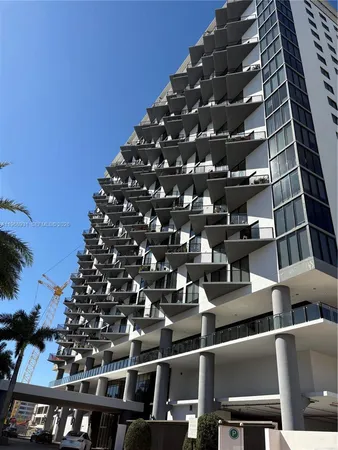 a backyard of a building