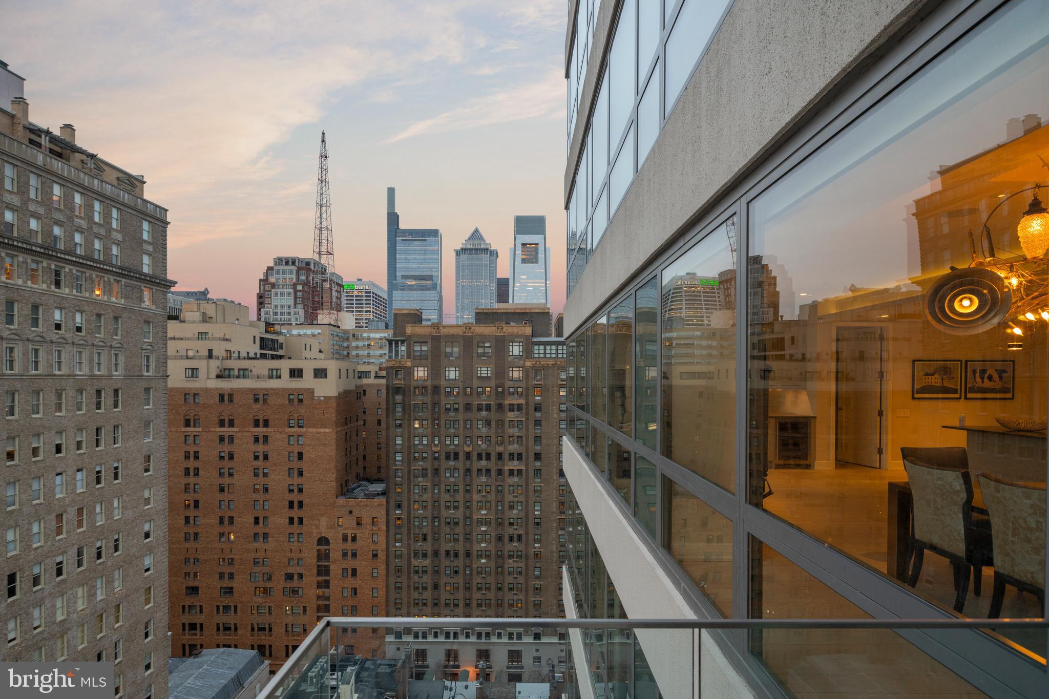 1706 Rittenhouse Square, Unit 1601 Philadelphia, PA 19103 - Photo 25 of 34 Balcony