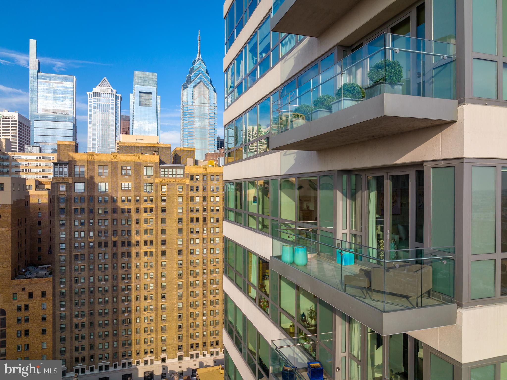 1706 Rittenhouse Square, Unit 1601 Philadelphia, PA 19103 - Photo 31 of 34 Balcony