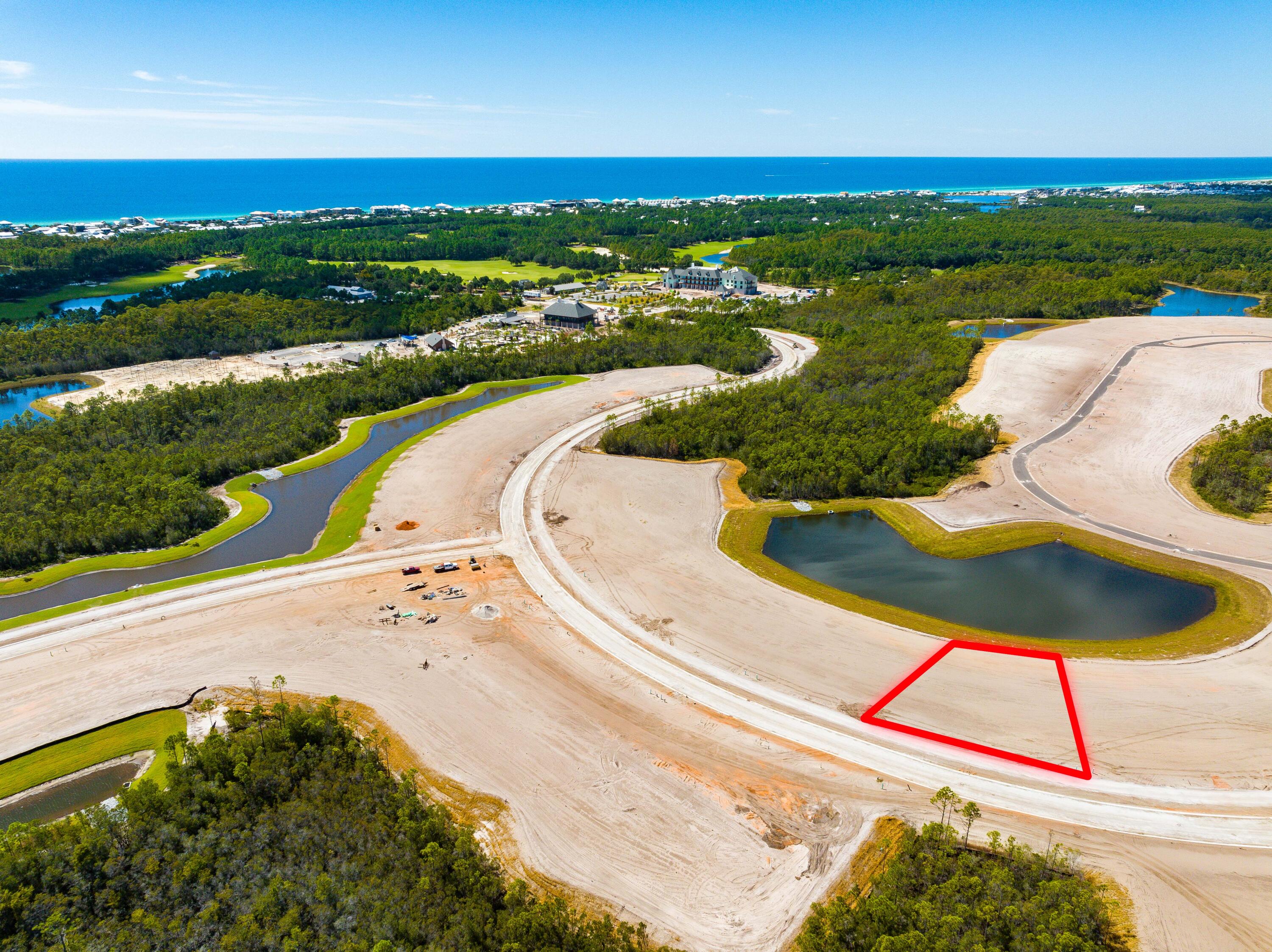 Lot 34 Windsong Dr Inlet Beach Inlet Beach, FL 32461 - Photo 2 of 7 swimming pool view with a lake view