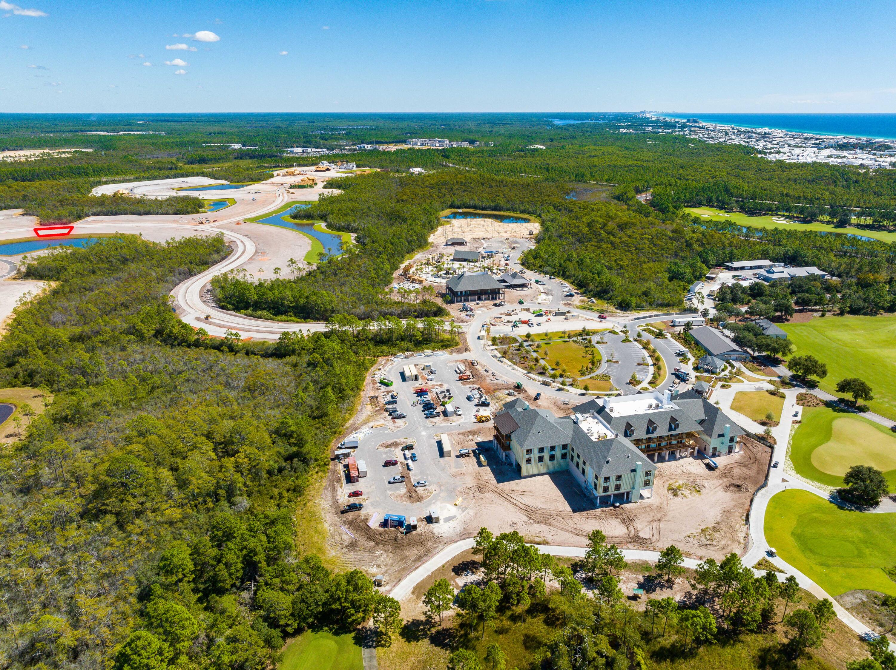 Lot 34 Windsong Dr Inlet Beach Inlet Beach, FL 32461 - Photo 7 of 7 a view of a city with an ocean beach