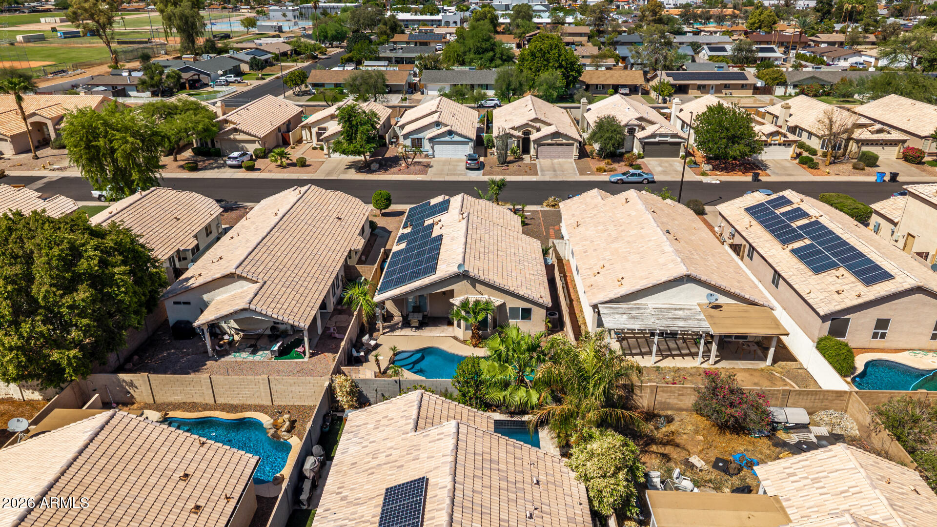 173 West Smoke Tree Road Gilbert, AZ 85233 - Photo 40 of 44 48 Smoke Tree Drone