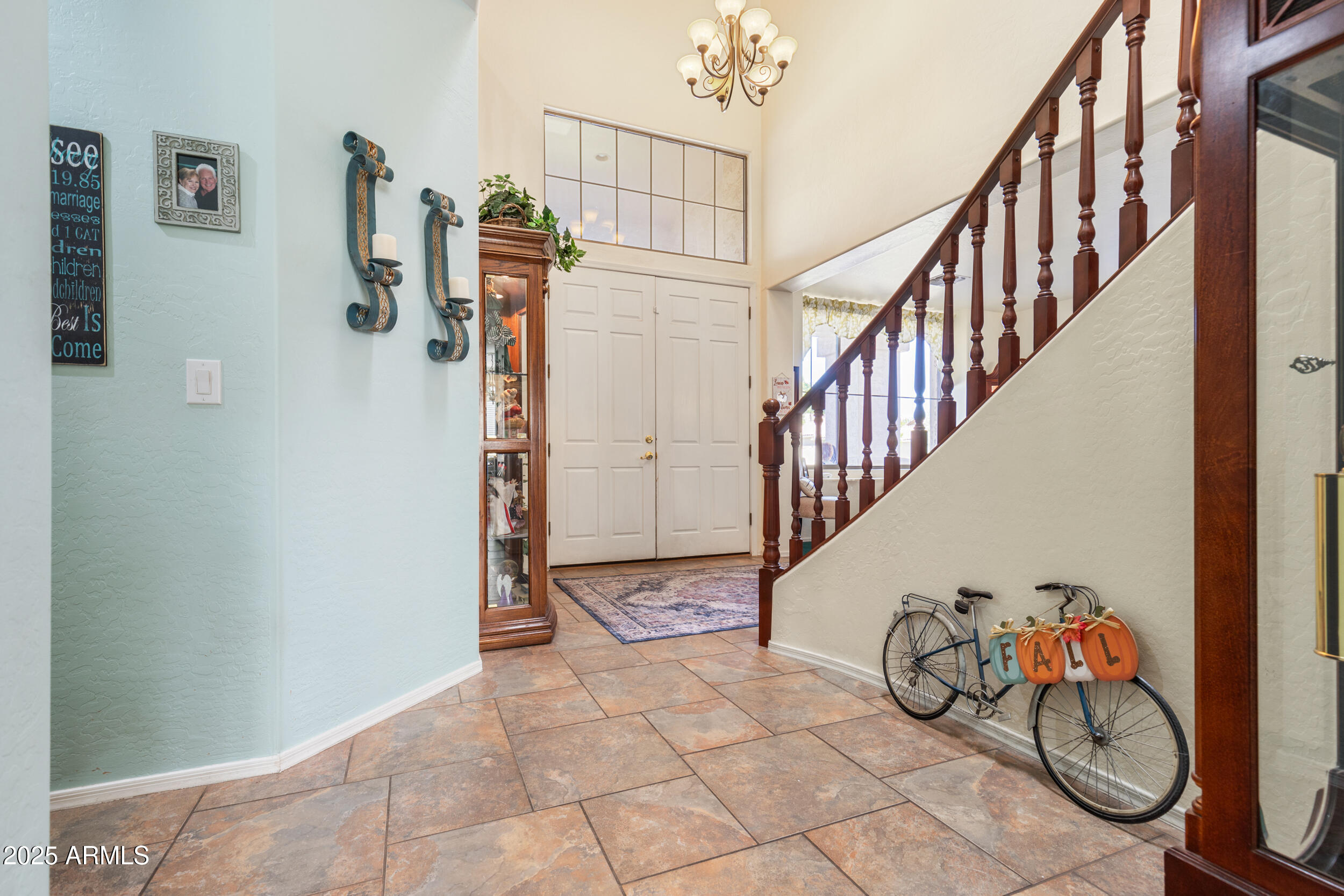 2821 East Nunneley Road Gilbert, AZ 85296 - Photo 20 of 51 a view of entryway with workspace and stairs