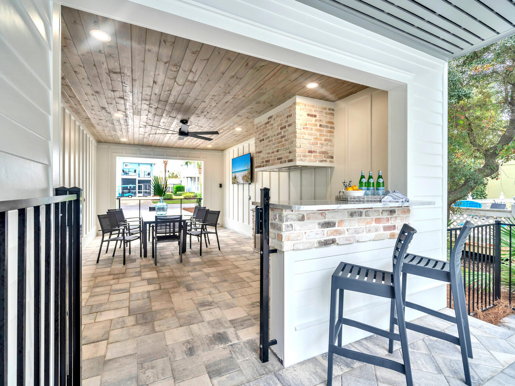 84 Mark Street Destin, FL 32541 - Photo 55 of 81 a dining room with furniture and a large window