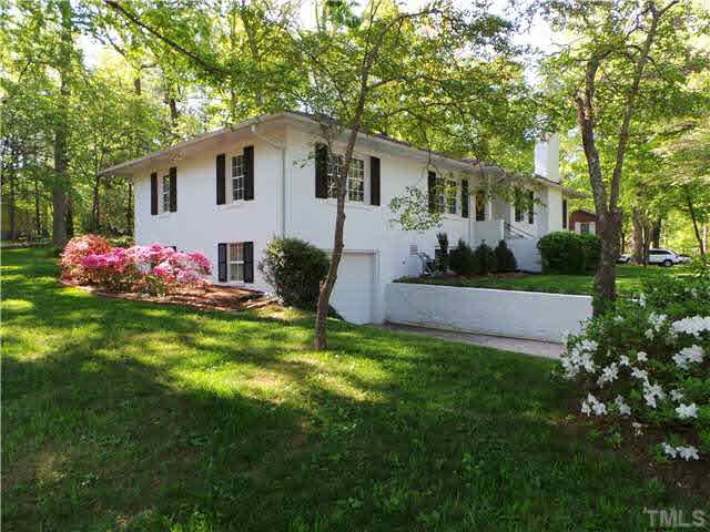 101 Forest Road Oxford, NC 27565 - Photo 23 of 25 The one car garage that enters the basement is shown here. The driveway provides extra off-street parking for your guests. The Garage door has an automatic opener and door.