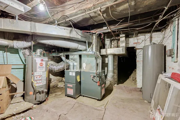 a view of a storage room