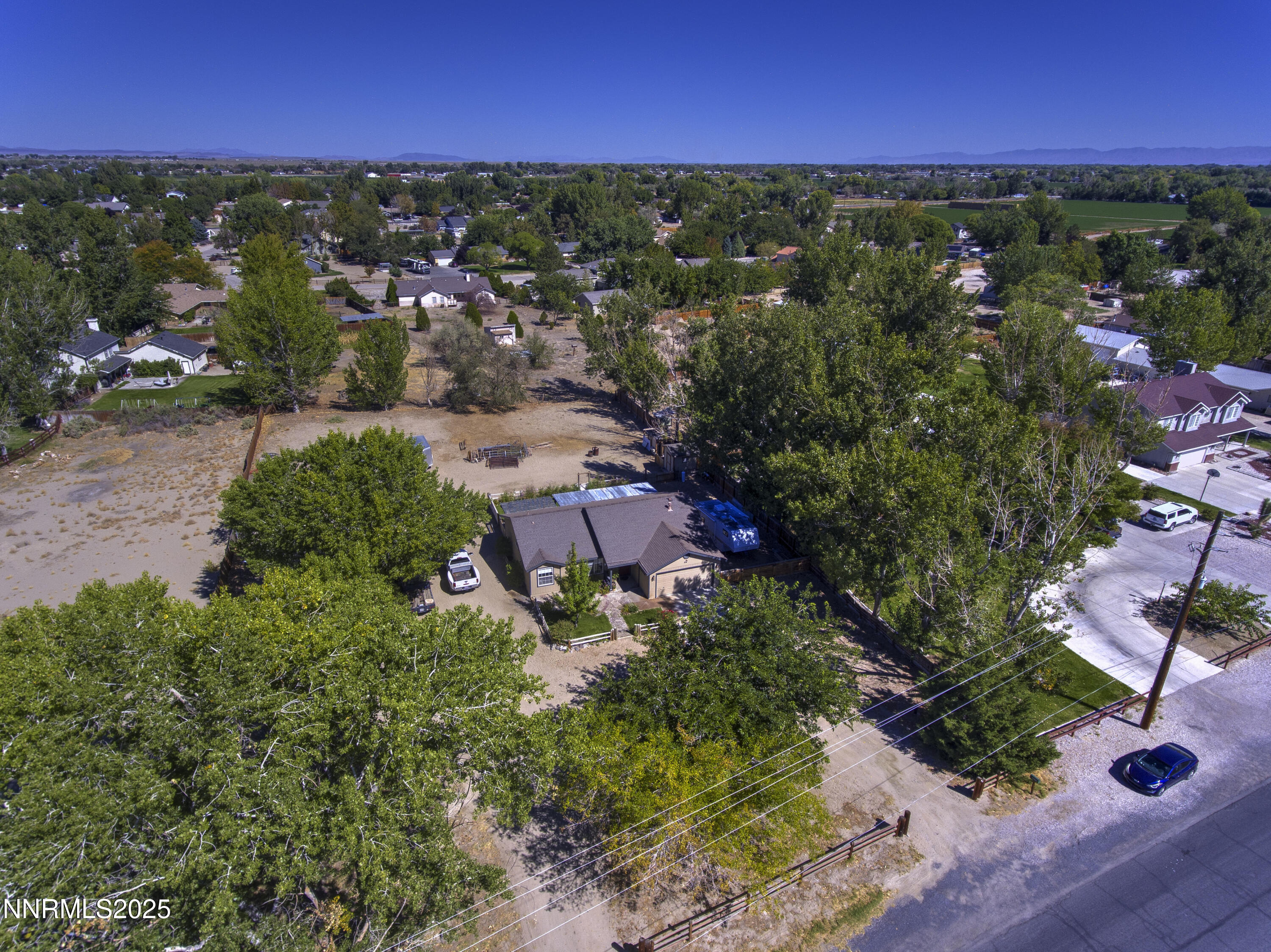 4190 Bottom Road Fallon, NV 89406 - Photo 26 of 44 an aerial view of a houses with outdoor space and street view