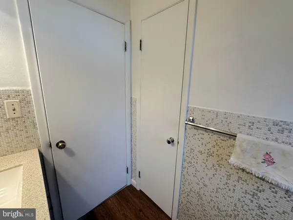 view of bathroom with a sink and shower