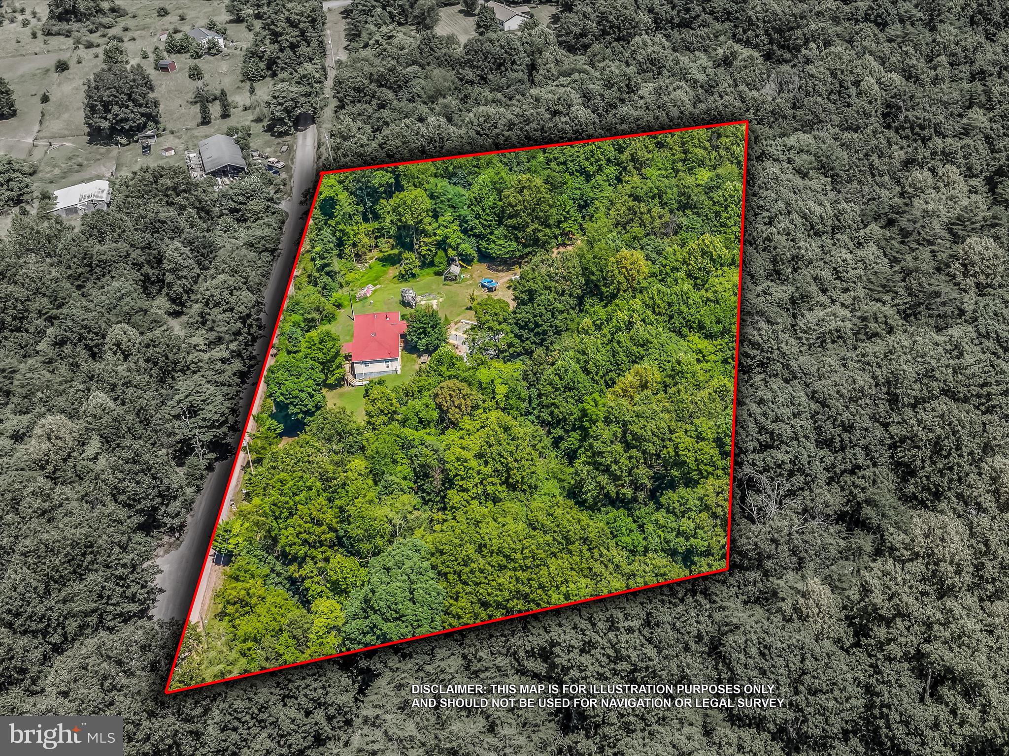 564 Shade Lane Berkeley Springs, WV 25411 - Photo 34 of 53 Property Aerial