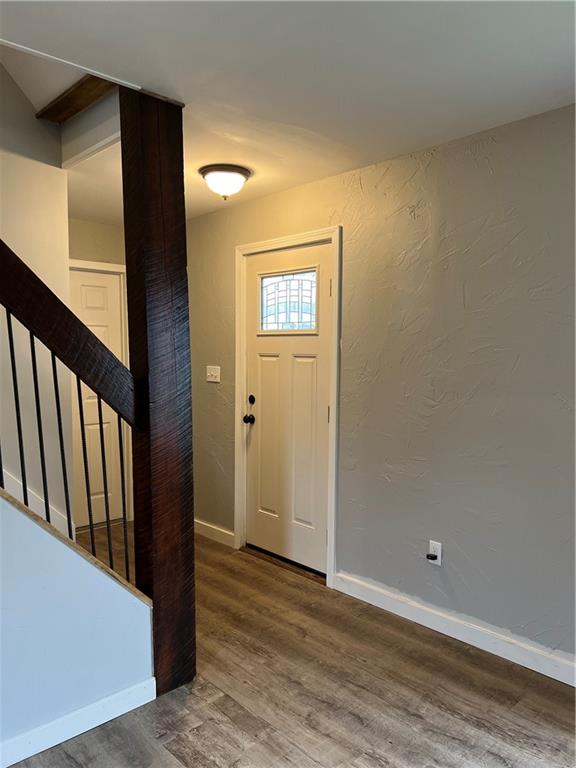 900 Kingview Road Scottdale, PA 15683 - Photo 4 of 25 Solid Beam and Wrought Iron Railing at Front Entry