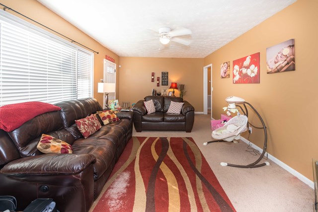 Hardwood Floors Exist Throughout Under Carpet