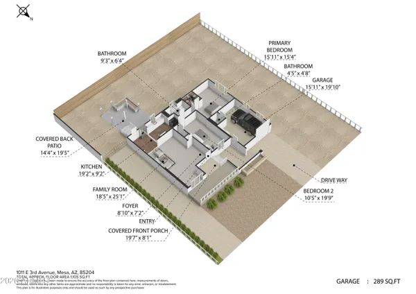 $365,000 | 1011 East 3rd Avenue, Mesa, AZ 85204