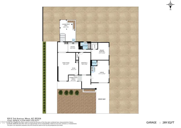 $365,000 | 1011 East 3rd Avenue, Mesa, AZ 85204