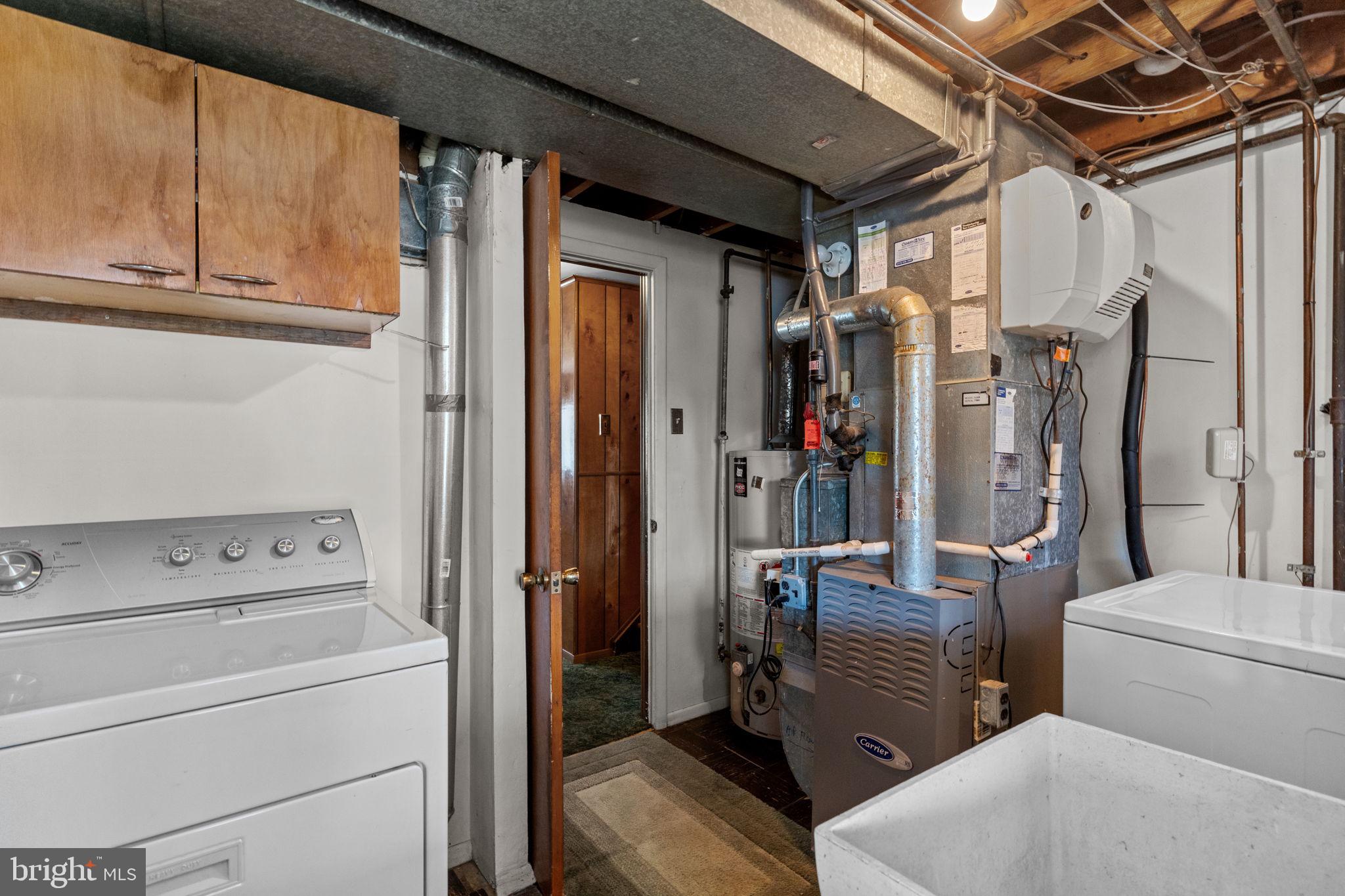 857 West County Line Road Warminster, PA 18974 - Photo 19 of 38 a storage room with washer and dryer