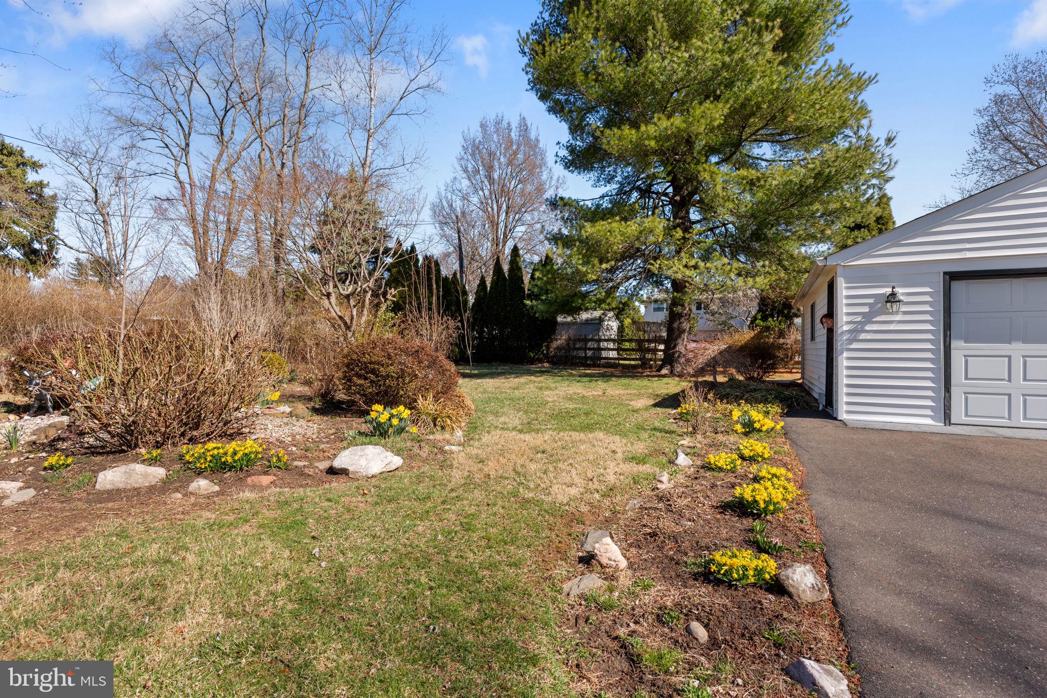 857 West County Line Road Warminster, PA 18974 - Photo 34 of 38 a view of a backyard with large trees