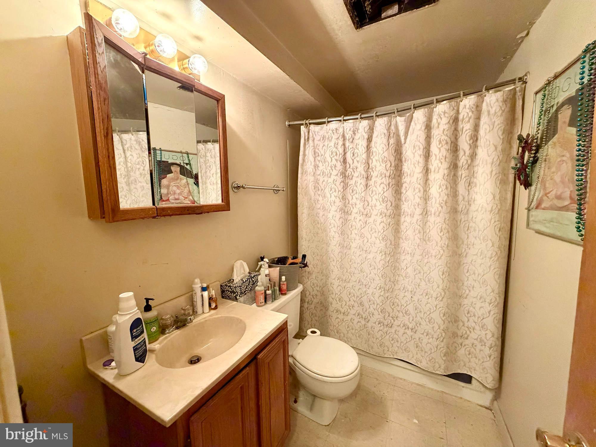 1135 Light Street Baltimore, MD 21230 - Photo 21 of 41 a bathroom with a sink toilet and shower