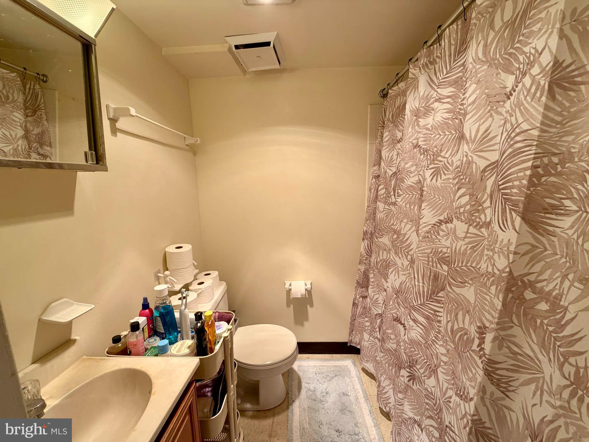 1135 Light Street Baltimore, MD 21230 - Photo 26 of 41 a bathroom with a sink toilet and shower