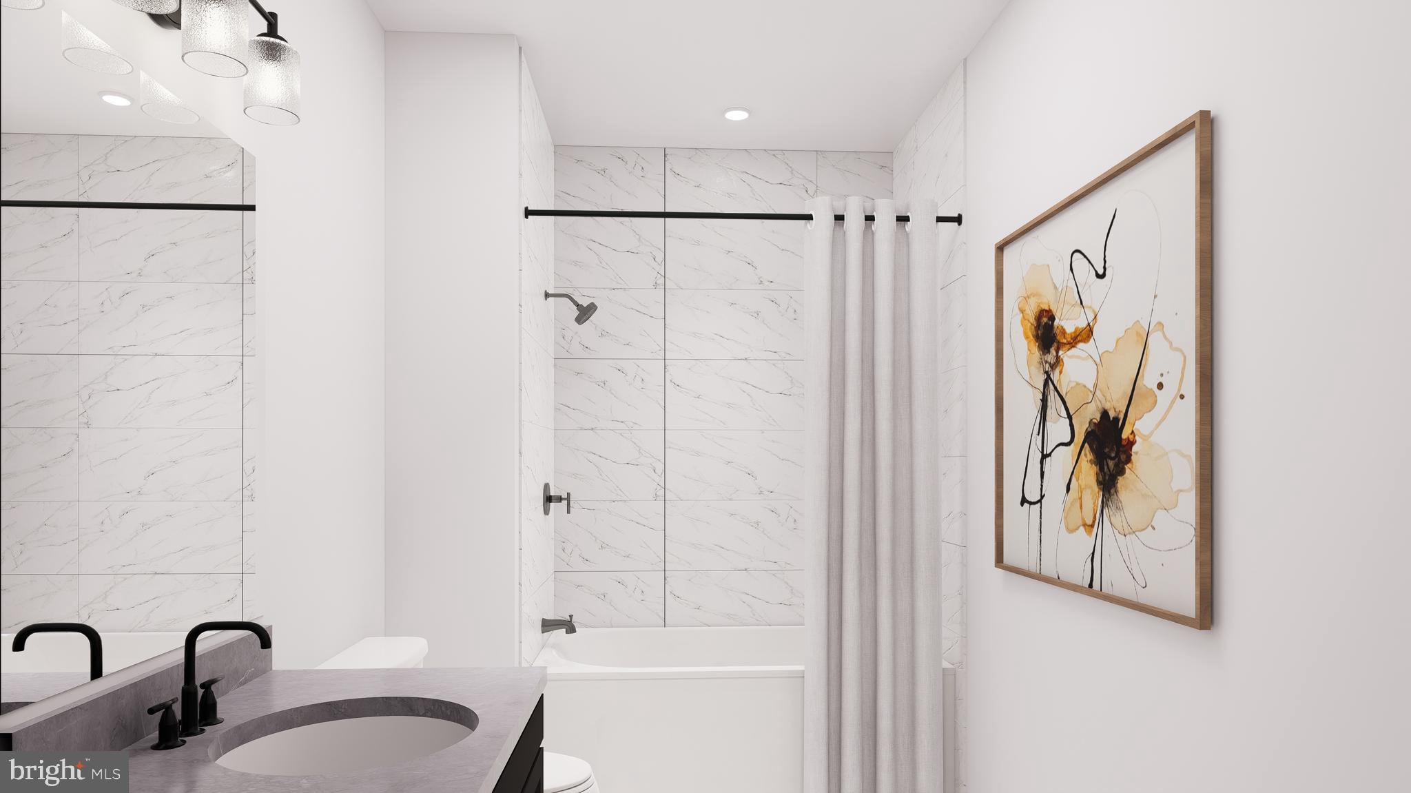 83 Bethlehem Pike, Unit 1102 Colmar, PA 18915 - Photo 13 of 16 a bathroom with a shower and a sink