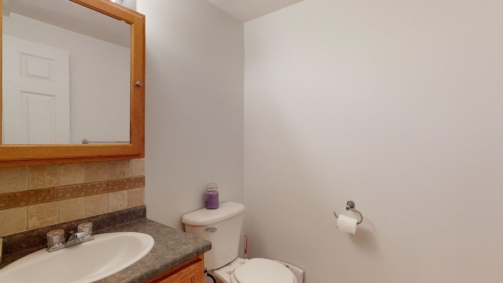 81 Salem Road, Unit 92 Billerica, MA 01821 - Photo 15 of 32 a bathroom with a sink a toilet and mirror