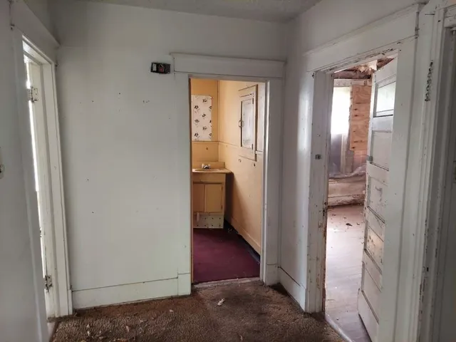 a view of water heater room