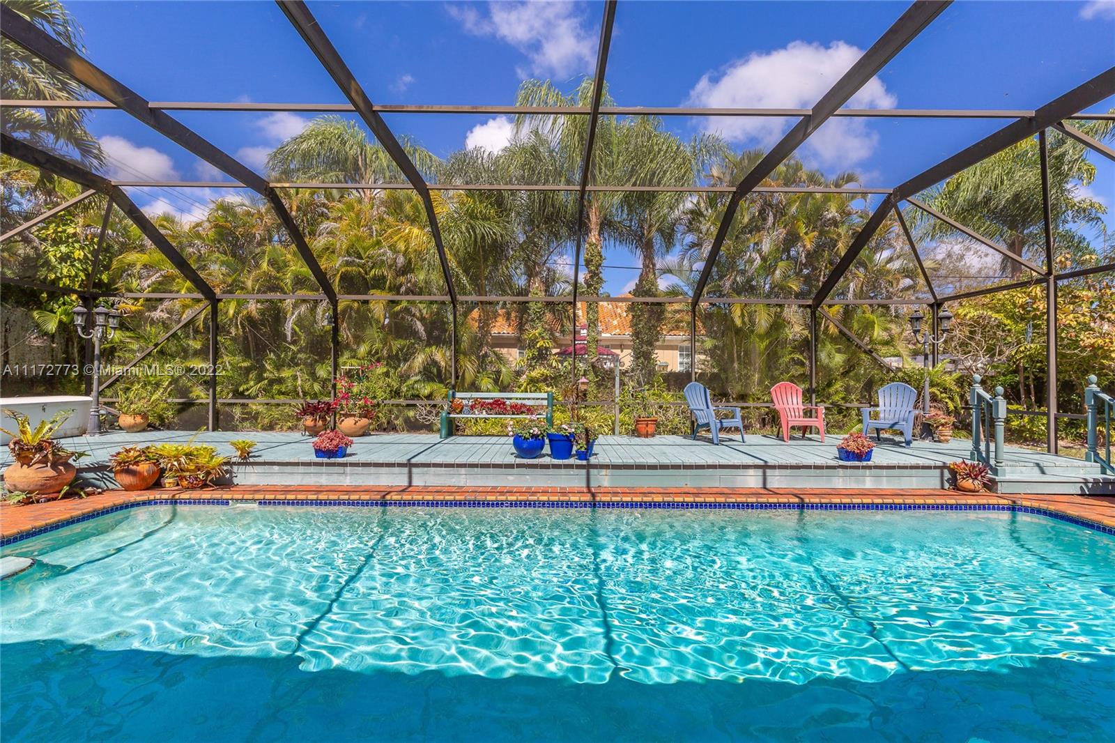 8695 Southwest 110th Street Miami, FL 33156 - Photo 21 of 54 a view of yard with outdoor seating