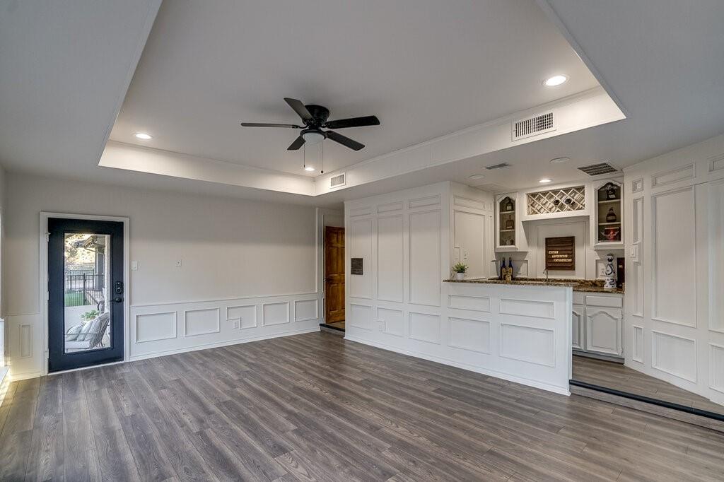 2045 Mansfield Road Cedar Hill, TX 75104 - Photo 10 of 32 a kitchen with a refrigerator and a stove top oven