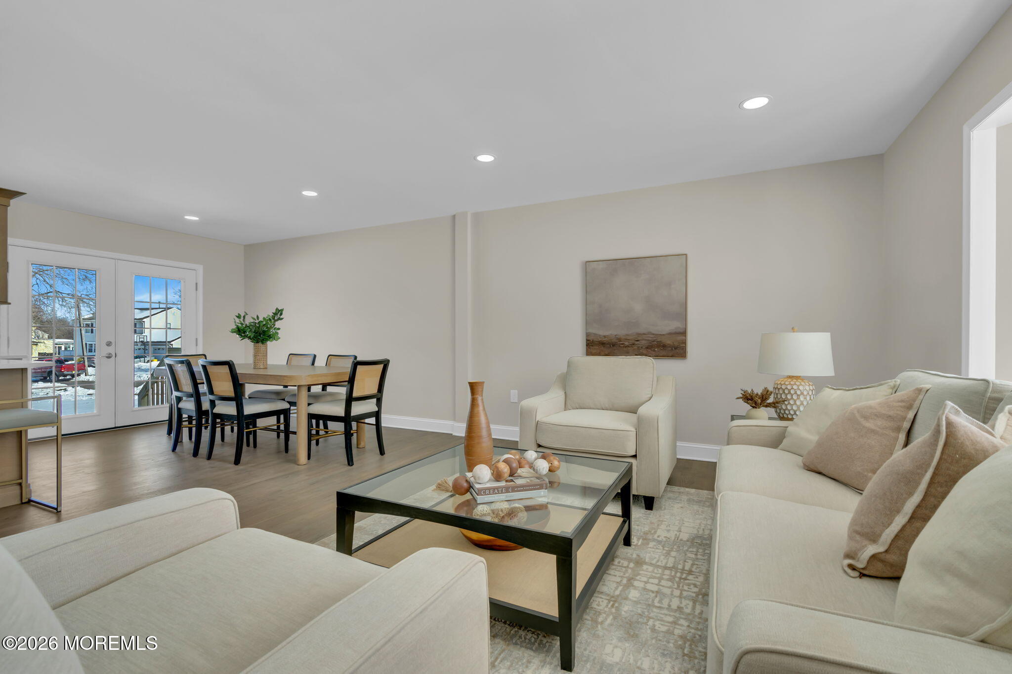 568 Flock Road Hamilton Square, NJ 08690 - Photo 55 of 65 a living room with furniture and view of kitchen