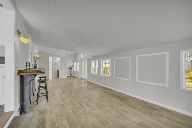 a view of livingroom with furniture and window