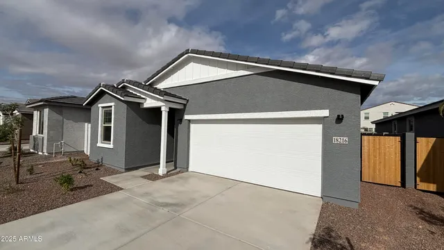 a house view with a outdoor space