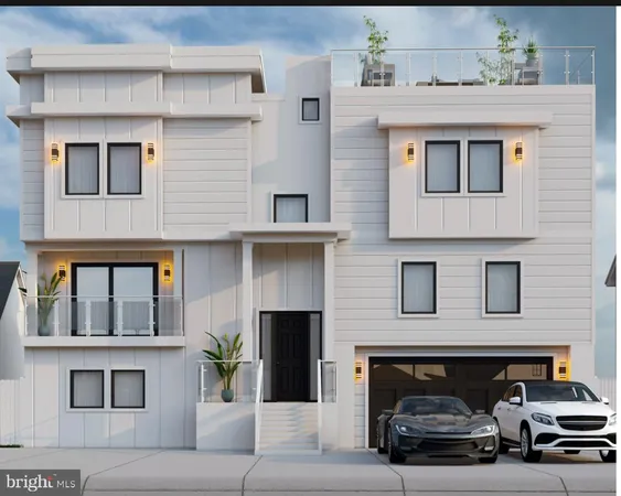 a car parked in front of a building