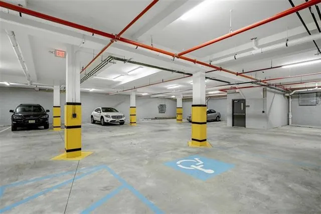 a bathroom with shower