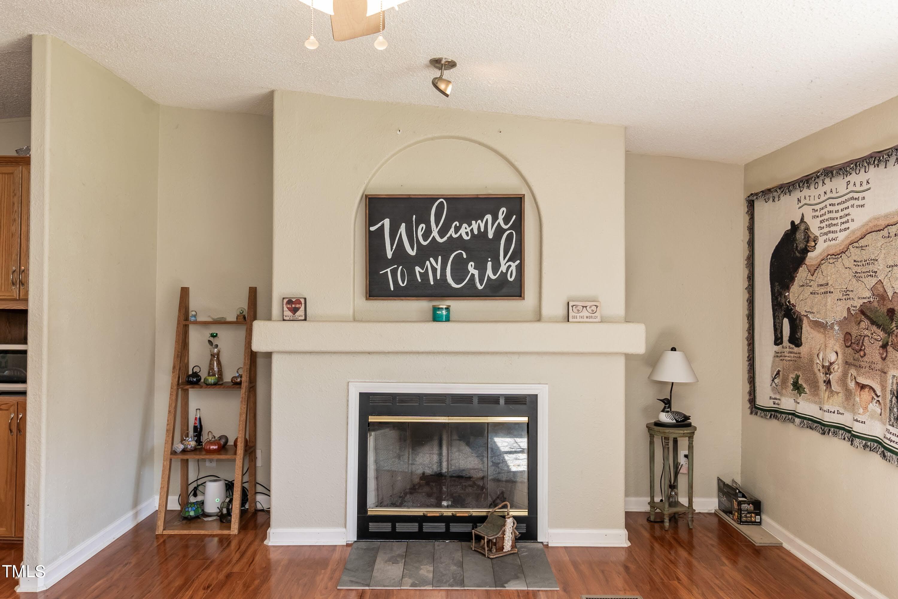 552 Locks Lane Rougemont, NC 27572 - Photo 15 of 45 a living room with furniture and a fireplace