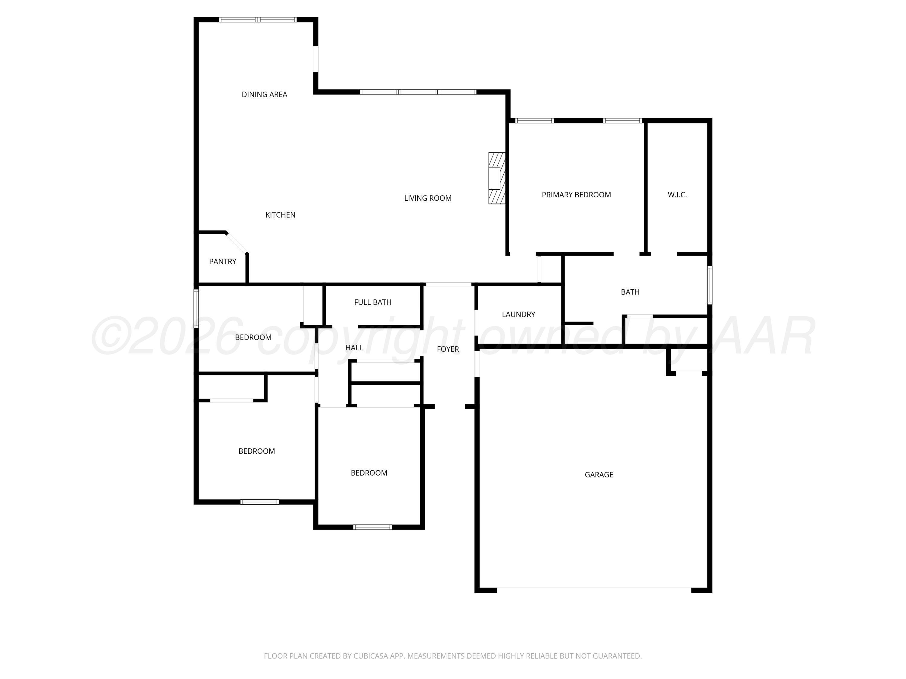 1209 Cabernet Way Amarillo, TX 79124 - Photo 16 of 16 4 Bed Open Floor Plan Layout