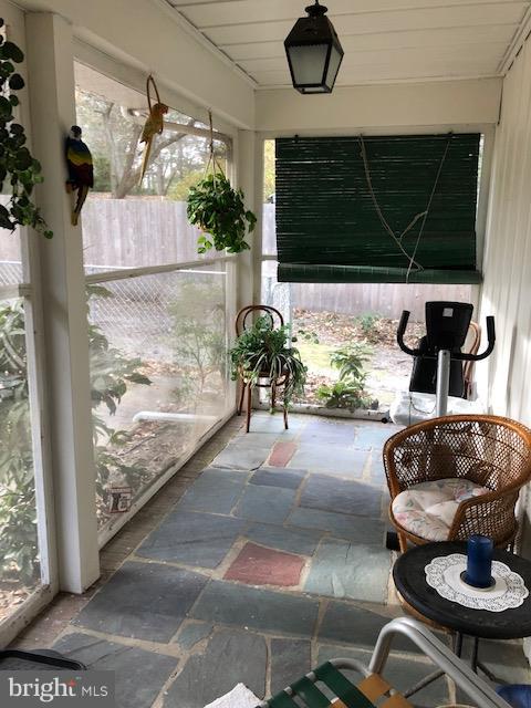 612 Pine Bluff Road Salisbury, MD 21801 - Photo 21 of 21 Back screen Porch with flagstone flooring