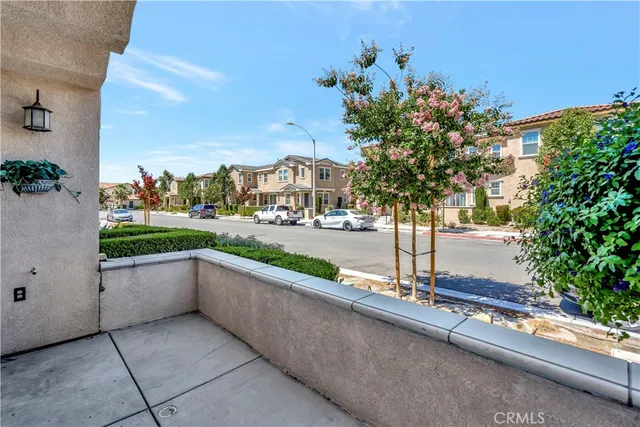 a view of a street with houses